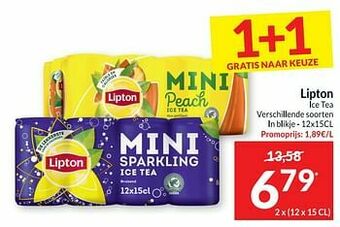 Intermarché Lipton ice tea aanbieding