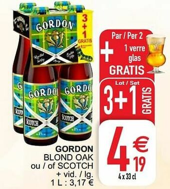 Cora Gordon blond oak ou - of scotch aanbieding