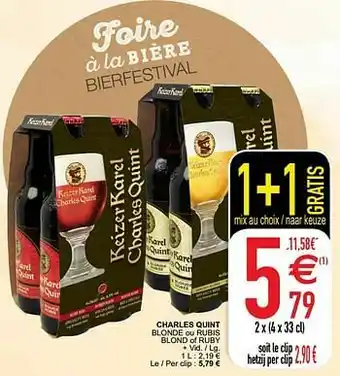 Cora Charles quint blonde ou rubis blond of ruby aanbieding