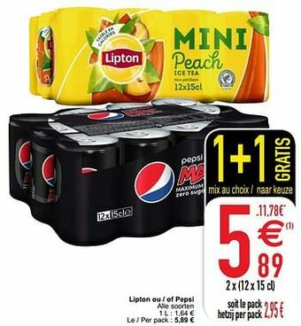 Cora Lipton ou - of pepsi aanbieding