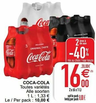 Cora Coca-cola aanbieding