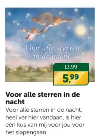 Boekenvoordeel Voor alle sterren in de nacht aanbieding