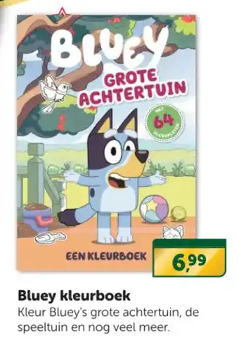 Boekenvoordeel Bluey kleurboek aanbieding
