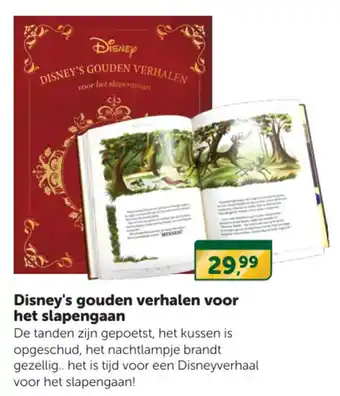 Boekenvoordeel Disney's gouden verhalen voor het slapengaan aanbieding