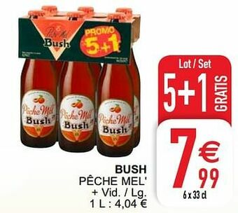 Cora Bush pêche mel` aanbieding