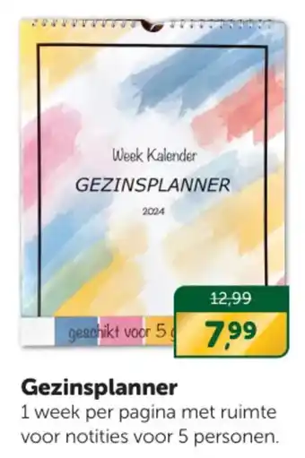 Boekenvoordeel Gezinsplanner aanbieding