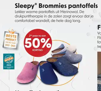 Sleepy Brommies pantoffels