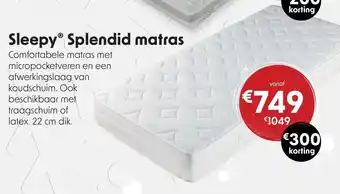 Sleepy Splendid matras