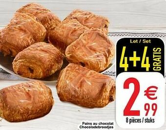 Cora Pains au chocolat chocoladebroodjes aanbieding