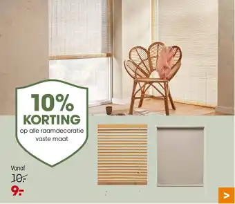 Kwantum Raamdecoratie vaste maat aanbieding