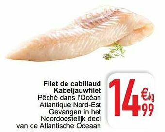 Cora Filet de cabillaud kabeljauwfilet aanbieding