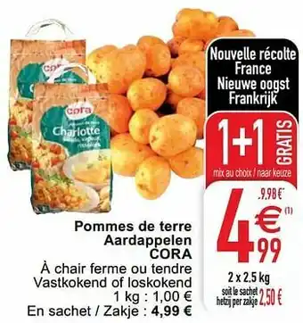 Cora Pommes de terre aardappelen cora aanbieding