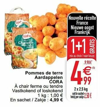 Cora Pommes de terre aardappelen cora aanbieding
