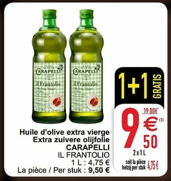 Cora Huile d`olive extra vierge extra zuivere olijfolie carapelli il frantolio aanbieding