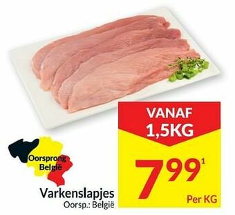 Intermarché Varkenslapjes aanbieding