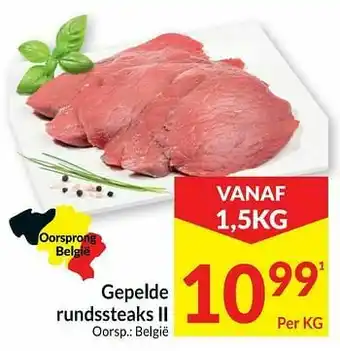 Intermarché Gepelde rundssteaks il aanbieding