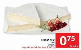 Intermarché Franse brie kaas aanbieding