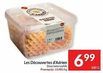 Intermarché Les découvertes d`adrien doos boterwafels aanbieding