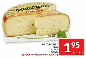 Intermarché Leerdammer kaas caractère aanbieding