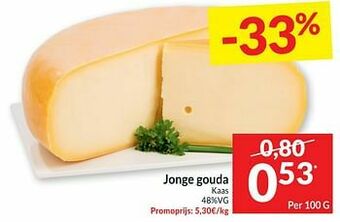 Intermarché Jonge gouda kaas aanbieding
