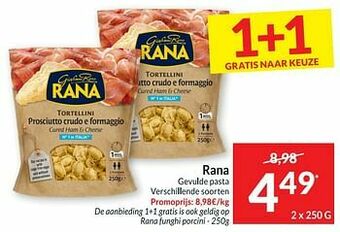 Intermarché Rana gevulde pasta aanbieding