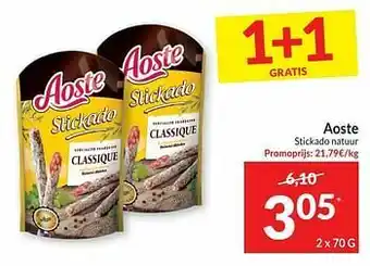 Intermarché Aoste stickado natuur aanbieding
