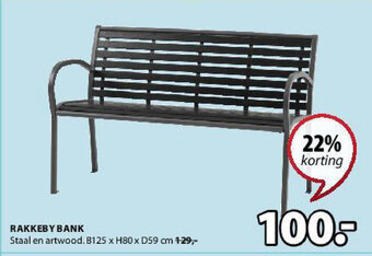 Jysk Rakkeby Bank aanbieding