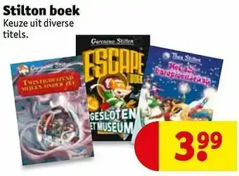 Kruidvat Stilton boek aanbieding