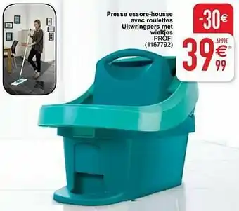 Cora Presse essore-housse avec roulettes uitwringpers met wieltjes profi aanbieding