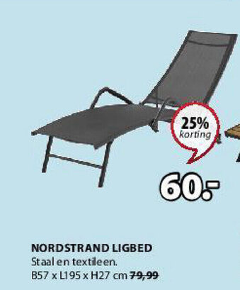 Jysk Nordstrand Ligbed aanbieding