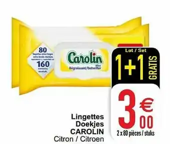 Cora Lingettes doekjes carolin aanbieding