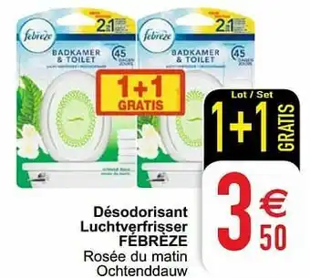 Désodorisant luchtverfrisser fébrèze