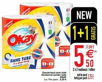 Cora Essuie-tout sans tube keukenrol zonder tube okay aanbieding