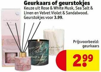 Kruidvat Geurkaars aanbieding