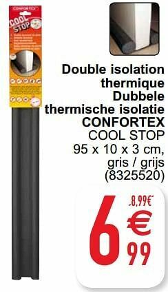 Cora Double isolation thermique dubbele thermische isolatie confortex cool stop aanbieding