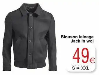Cora Blouson lainage jack in wol aanbieding