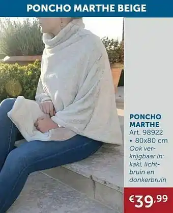 Poncho marthe