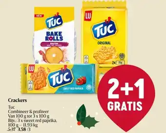 Delhaize Tuc Crackers aanbieding