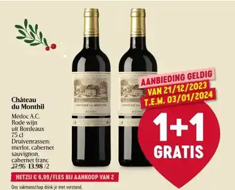 Delhaize Château du Monthil aanbieding