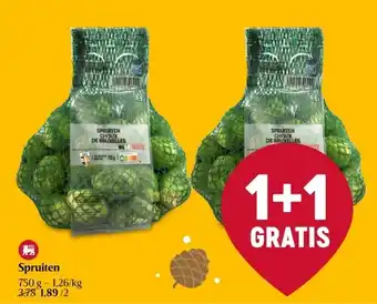 Delhaize Spruiten 750g aanbieding