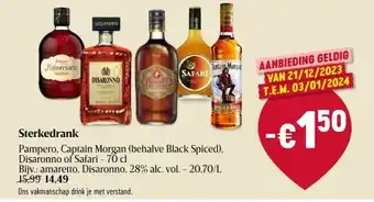 Delhaize Sterkedrank aanbieding