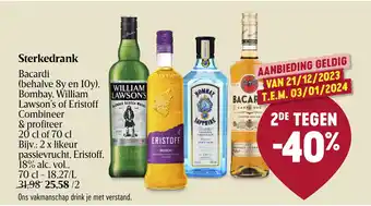 Delhaize Sterkedrank aanbieding