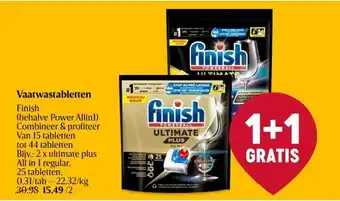 Delhaize Vaatwastabletten aanbieding