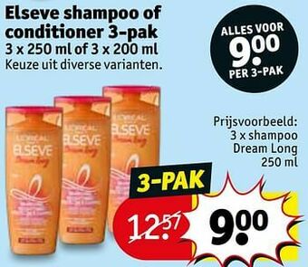 Kruidvat Shampoo dream long aanbieding