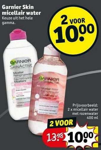 Kruidvat Micellair water met rozenwater aanbieding