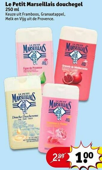 Kruidvat Le petit marseillais douchegel aanbieding