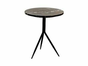 Deba Meubelen Bijzettafel DANA - Bruin marmer Bruin aanbieding