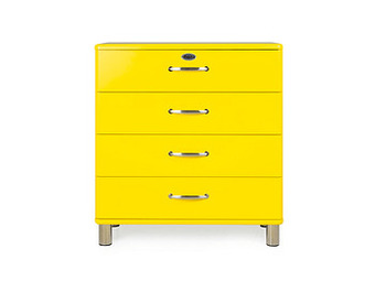 Deba Meubelen Commode MALIBU - Geel Geel aanbieding