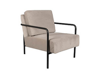 Lounge chair X-BANG - Light grey Grijs