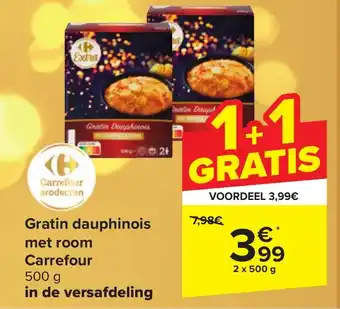 Gratin Dauphinois met room Carrefour 2 x 500g